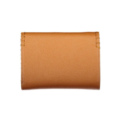 Mario Valentino Brown Polyurethane Women's Wallet Accessory