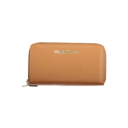Mario Valentino Brown Polyurethane Womens Wallet