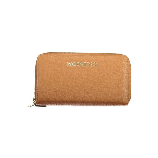 Mario Valentino Brown Polyurethane Womens Wallet