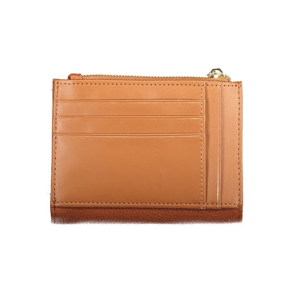 Mario Valentino Brown Polyurethane Womens Wallet
