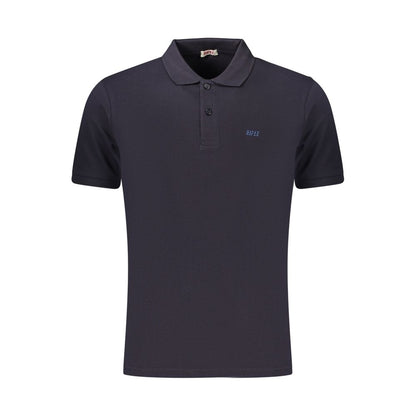 Rifle Blue Cotton Men's Polo