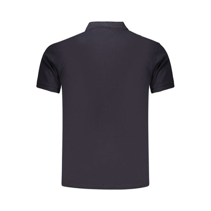 Rifle Blue Cotton Men's Polo