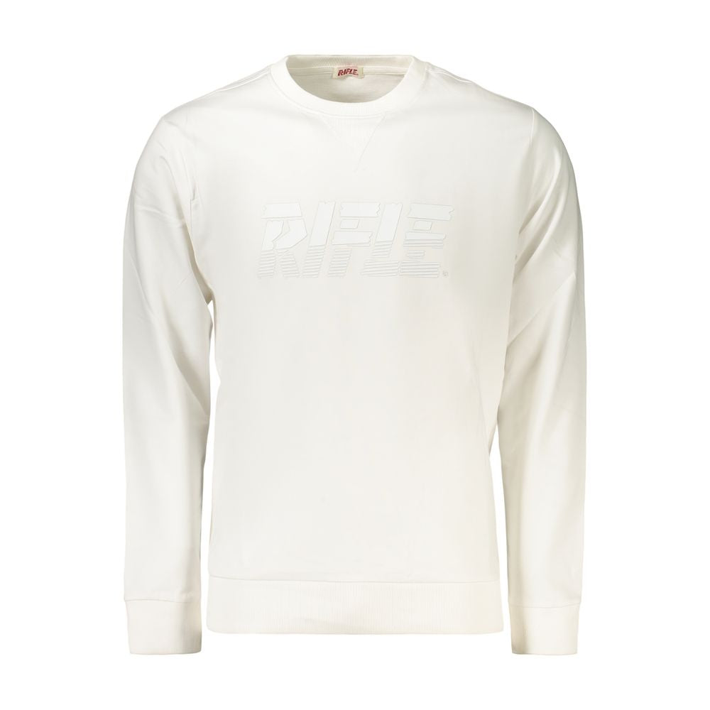 Rifle White Cotton Men's Sweatshirt