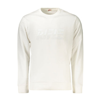 Rifle White Cotton Men's Sweatshirt