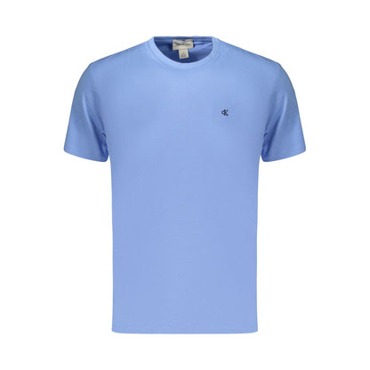 Calvin Klein Light Blue Cotton Men's T-Shirt