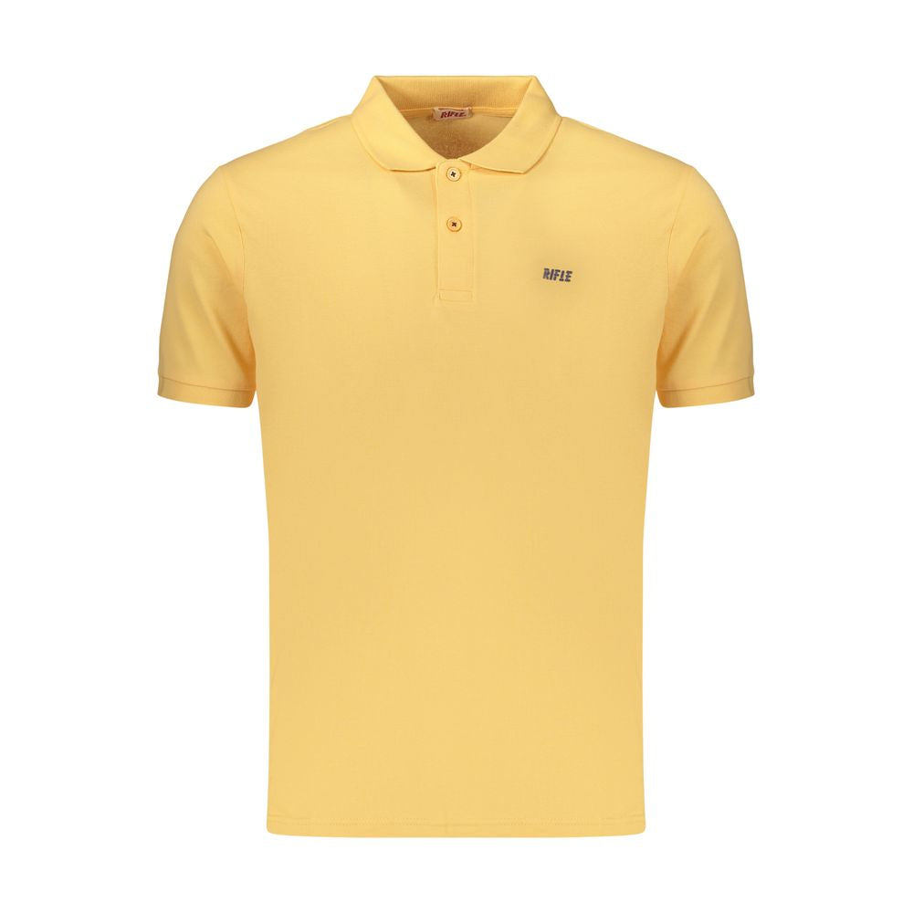 Rifle Orange Cotton Men's Polo Shirt