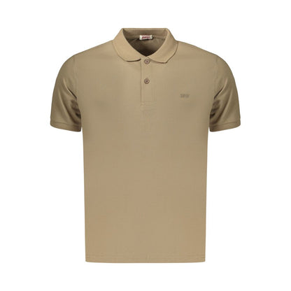 Rifle Brown Cotton Men's Polo