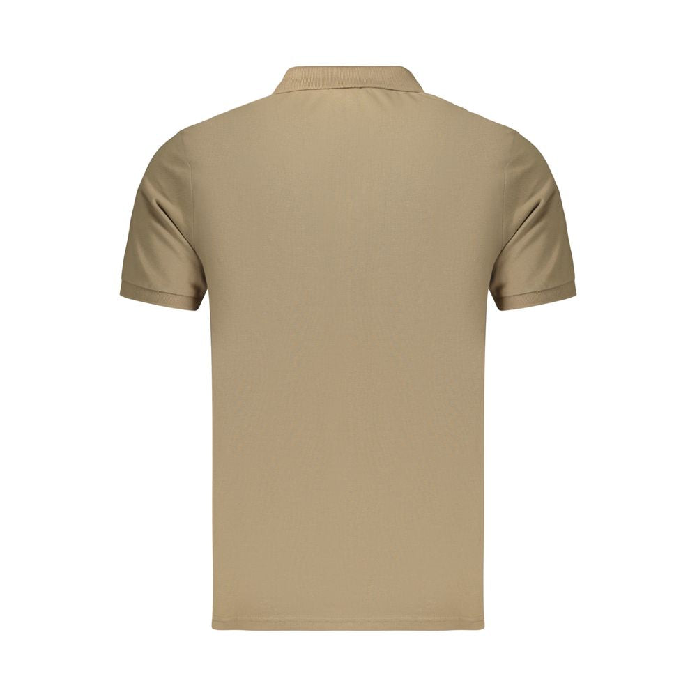 Rifle Brown Cotton Men's Polo