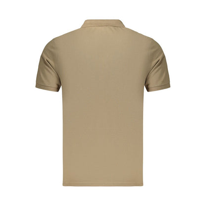 Rifle Brown Cotton Men's Polo