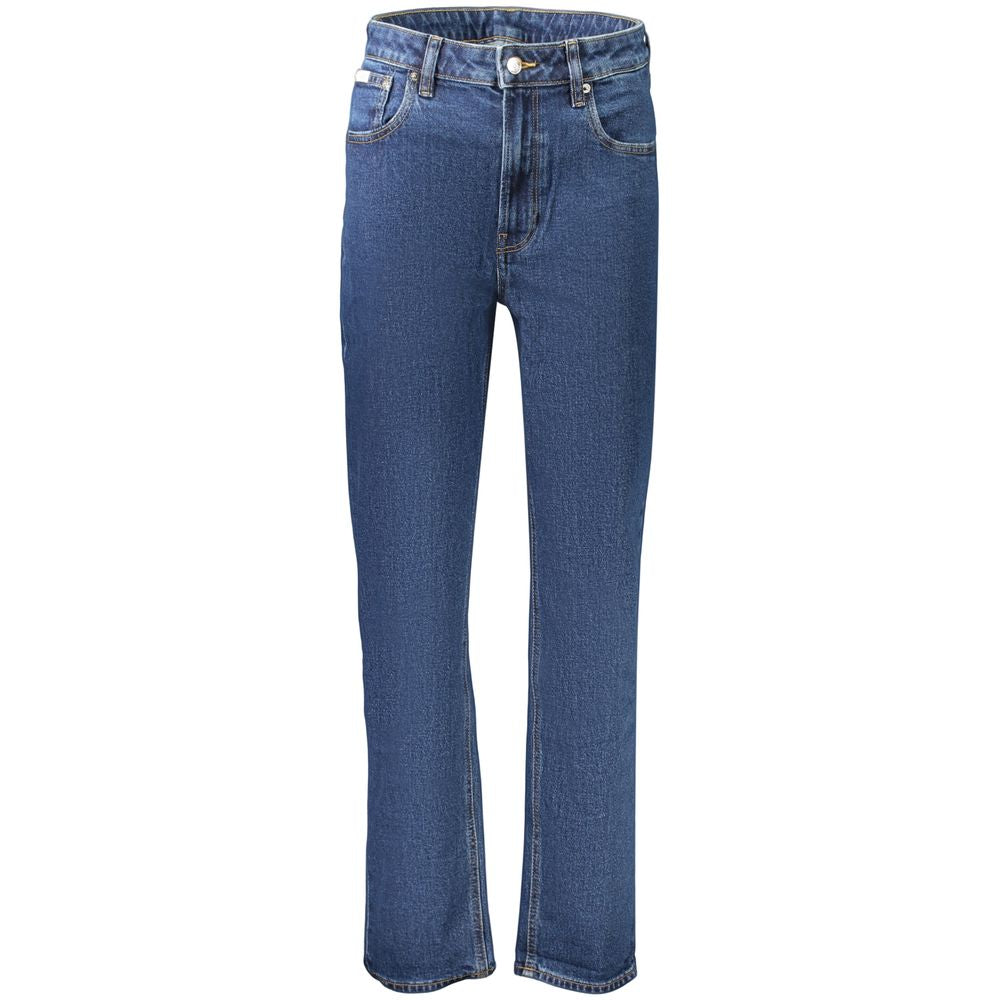 Calvin Klein Blue Cotton Womens Jeans