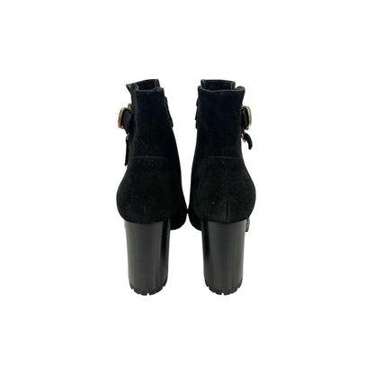 Borbonese Black Leather Women's Boot
