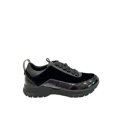 Borbonese Black Fabric Women Sneaker