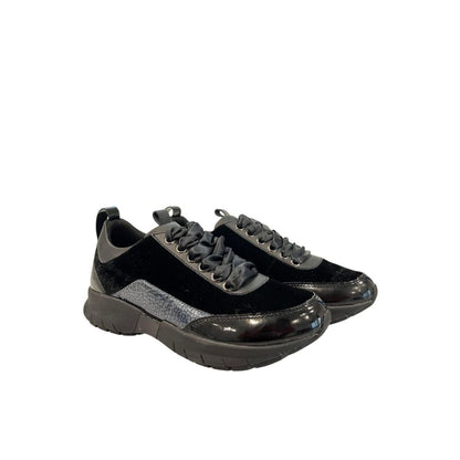 Borbonese Black Fabric Women Sneaker