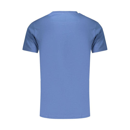 Rifle Blue Cotton Men's T-Shirt