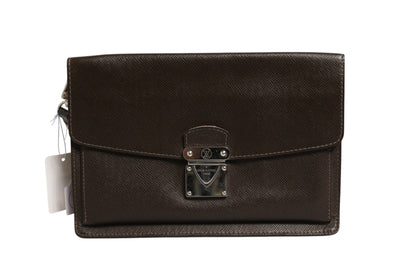 Louis Vuitton Belaia Clutch Taiga Leather