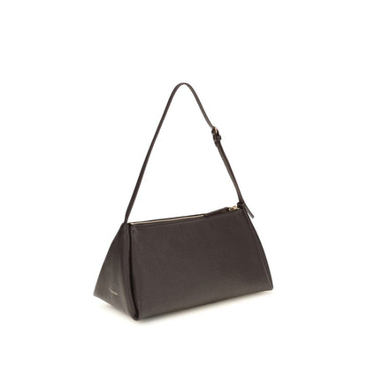 Calvin Klein Brown Calf Leather Bos Taurus Shoulder Bag
