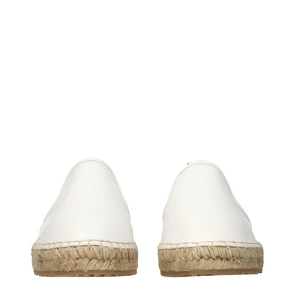 Jimmy Choo Blue Leather Espadrilles