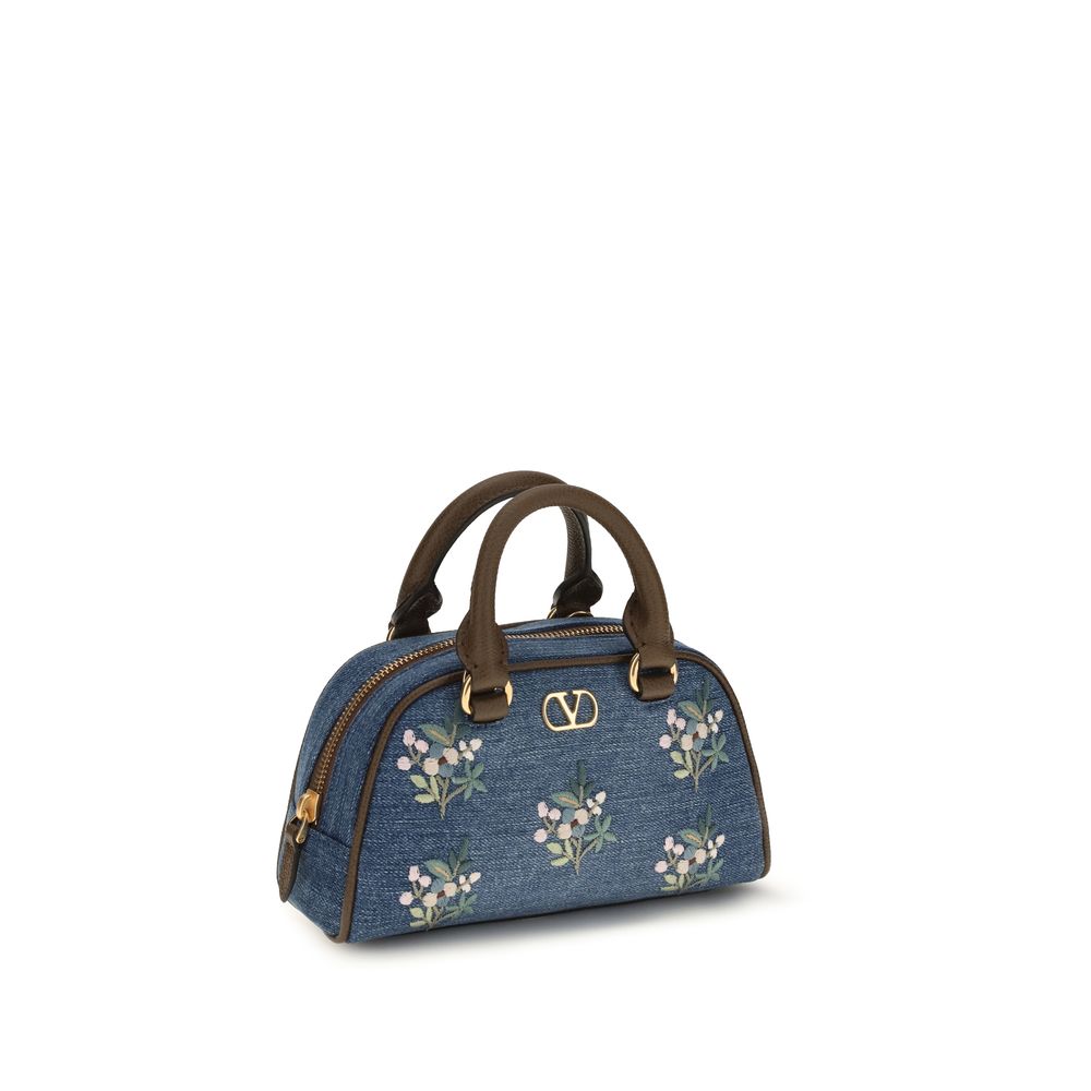 Valentino Garavani Blue Fabric Shoulder Bag