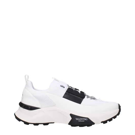 Valentino Garavani Blue Fabric Athletic Sneakers