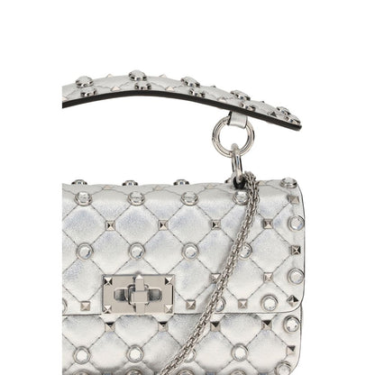 Valentino Garavani Silver Lamb Ovis Aries Aries Shoulder Bag
