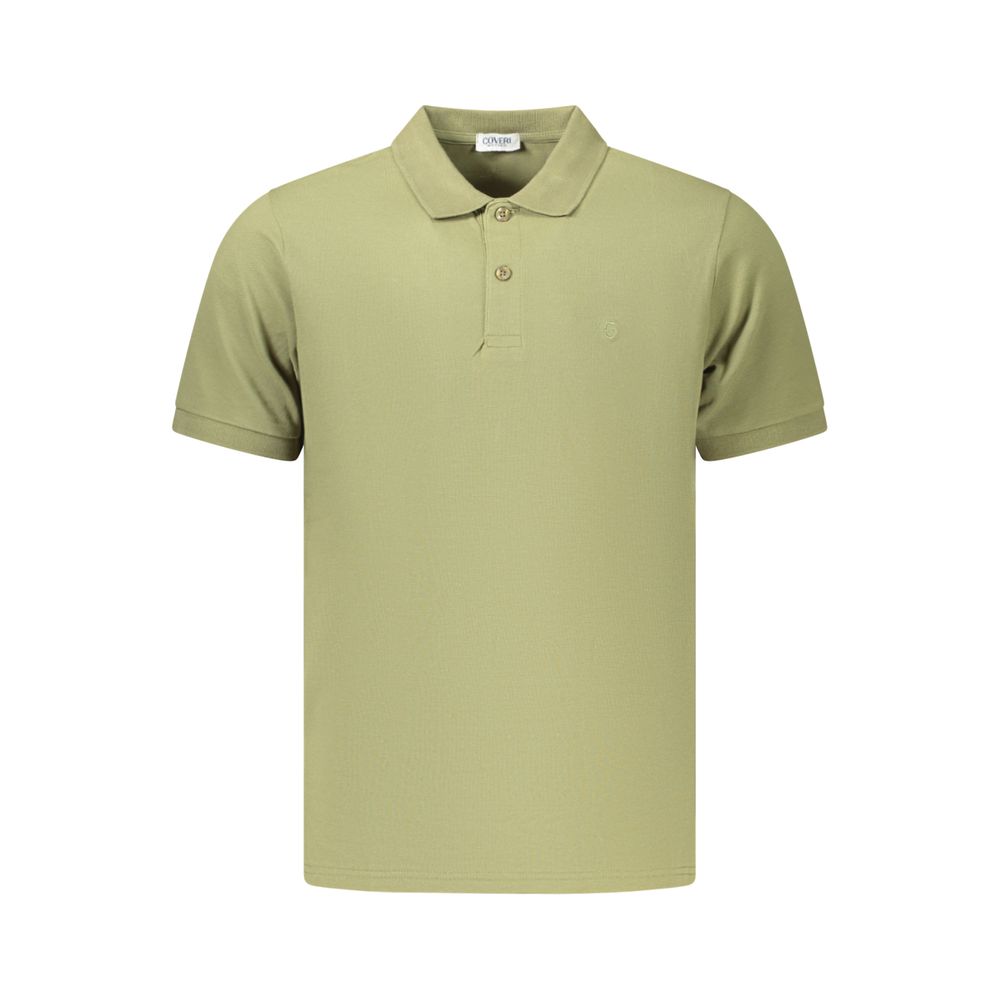 Coveri Moving Verde Cotton Men's Polo