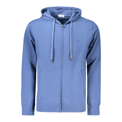 Coveri Moving Blue Cotton Men's Sweatshirt