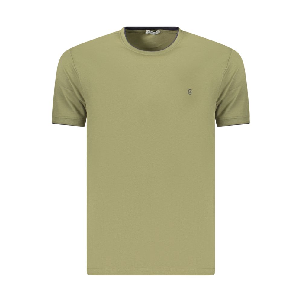 Coveri Moving Green Cotton Men's T-Shirt