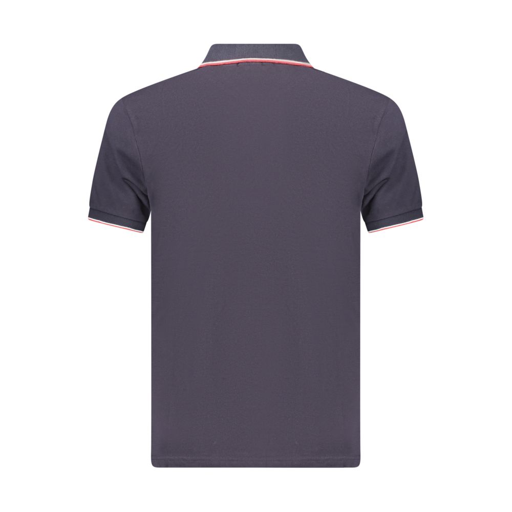 Coveri Moving Blue Cotton Men's Polo Shirt