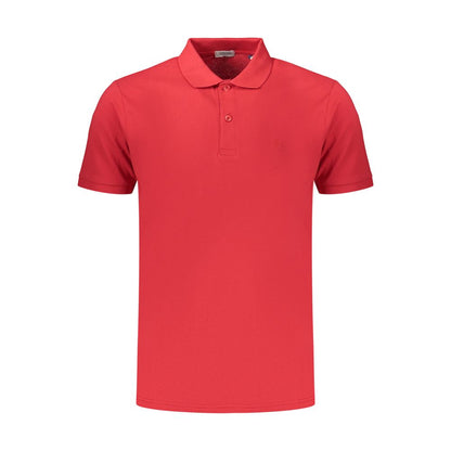 Coveri Moving Red Cotton Polo Shirt