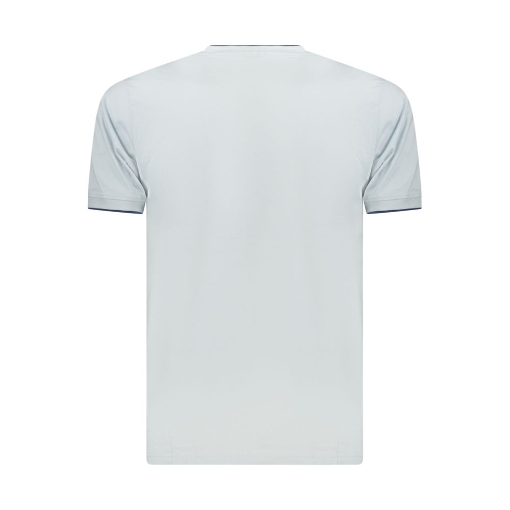 Coveri Moving Blue Cotton T-Shirt