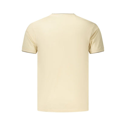 Coveri Moving Beige Cotton T-Shirt