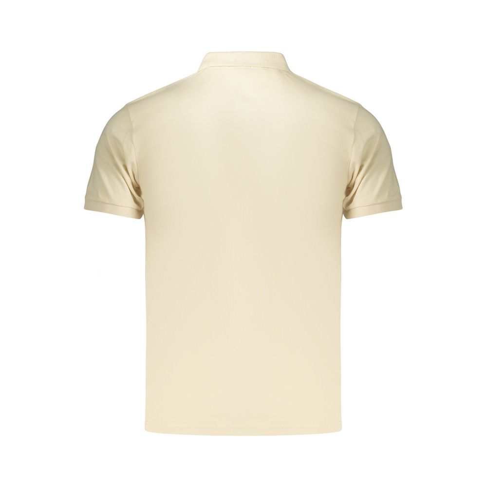 Coveri Moving Beige Cotton Polo Shirt