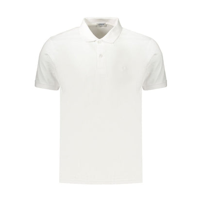 Coveri Moving White Cotton Polo Shirt