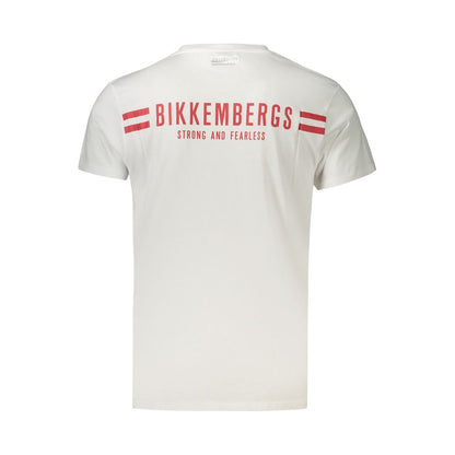Bikkembergs White Cotton T-Shirt
