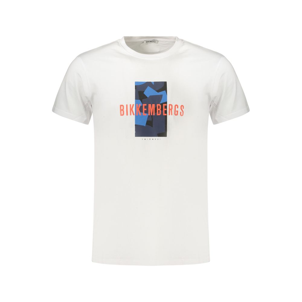 Bikkembergs White Cotton T-Shirt