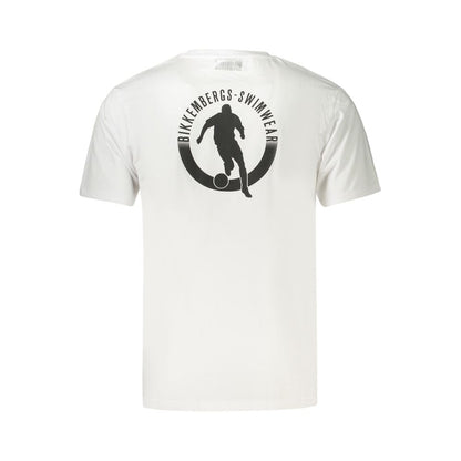 Bikkembergs White Cotton T-Shirt