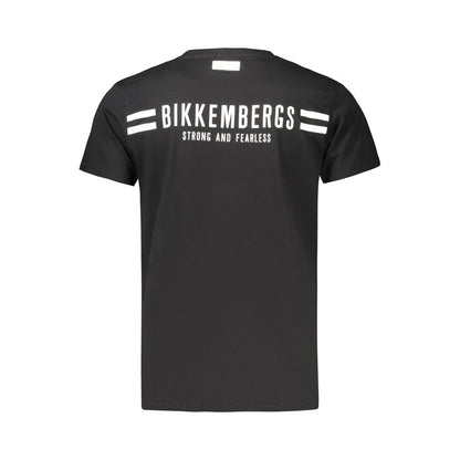 Bikkembergs Black Cotton T-Shirt