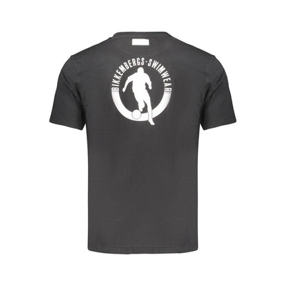 Bikkembergs Black Cotton T-Shirt