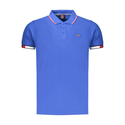 Norway 1963 Blue Cotton Polo Shirt