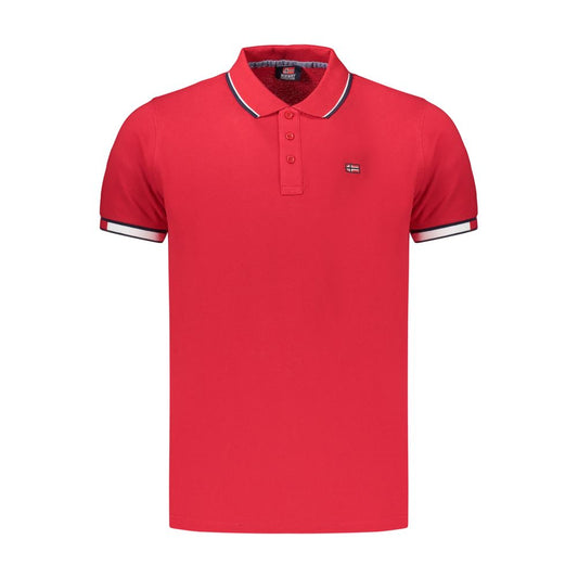 Norway 1963 Red Cotton Polo Shirt
