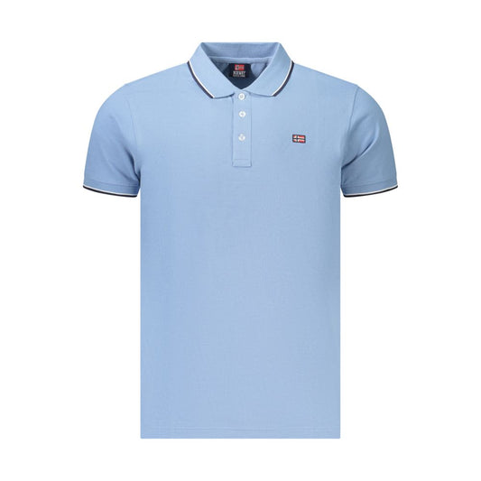Norway 1963 Blue Cotton Polo Shirt