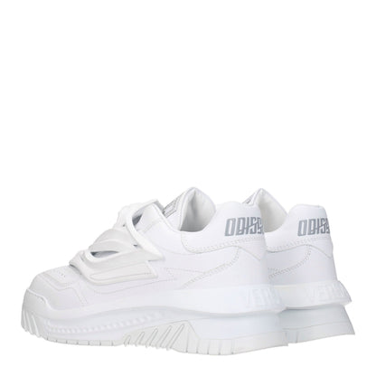 Versace White Leather Sneakers
