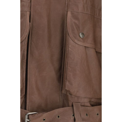 Calvin Klein Brown Leather Jacket