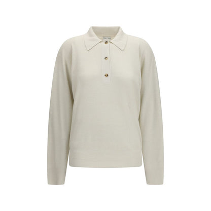 Calvin Klein Beige Silk Polo Shirt