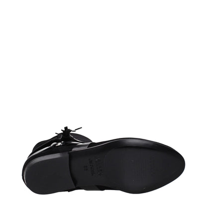 Isabel Marant Black Leather Ankle Boots
