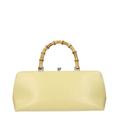 Jil Sander Yellow Leather Handbag