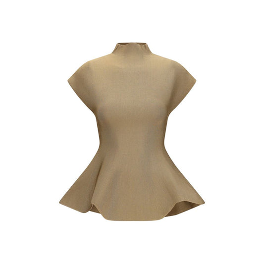 Khaite Beige Viscose Blouse