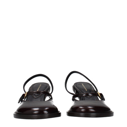 Dries Van Noten Brown Leather Sandals