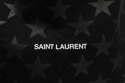 Saint Laurent Rive Droite Black Tote Bag With Star Print Tote bag