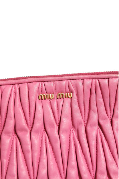 Miu Miu Matelassé Leather Shoulder Bag